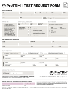 test request form