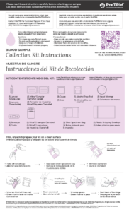 blood sample directions